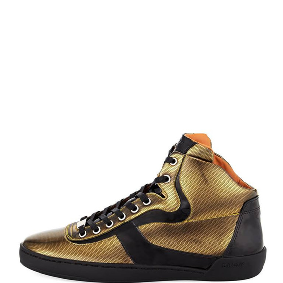 Men's Bally Eroy Cat Metallic Sneakers Size 13US - Picture 2 of 7